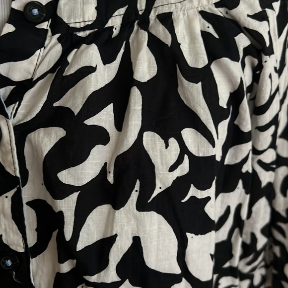 Anthropologie Danielle Kroll Blouse - XS bird print doves 100% cotton - Picture 3 of 16